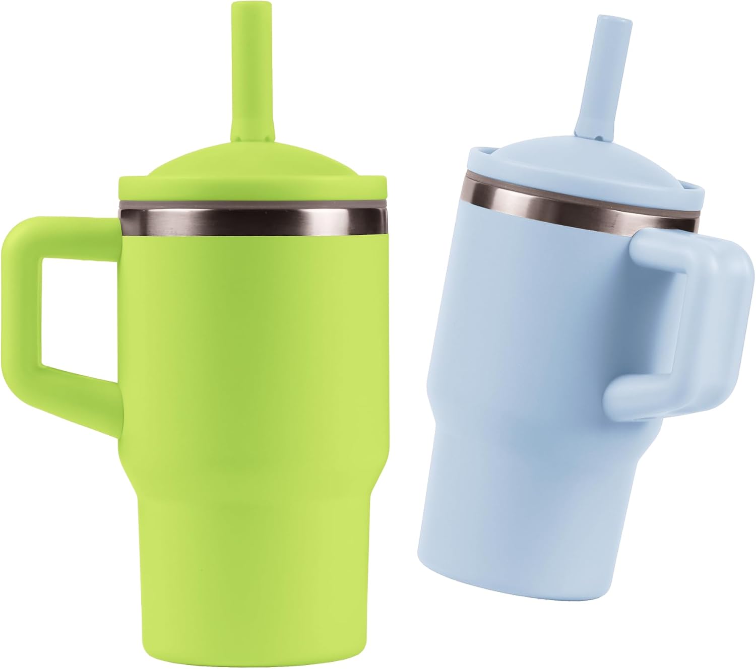 Insulated Mini Tumbler Set with Splash Resistant Straw Lid Insulated Cup