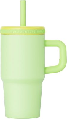 Kids Tumbler with Side Handle and Leak Proof Straw Lid Insulated Cup