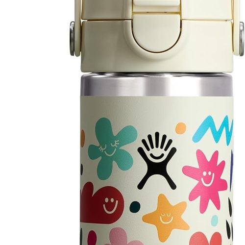 Kids Insulated Water Bottle with Straw Cap and Bottle Boot Insulated Cup