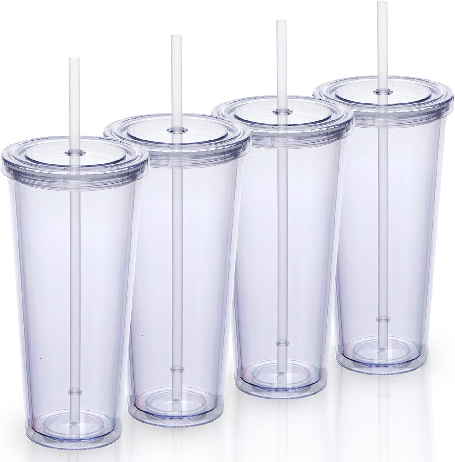 Travel Tumbler with Double Wall Insulation and BPA Free Acrylic Insulated Cup
