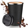 Travel Mug with Double Wall Vacuum Insulation Insulated Cup